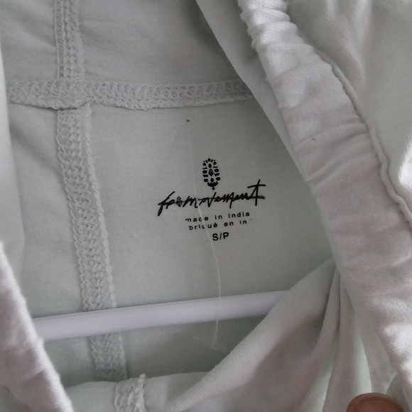 Free People Huddle Printed Hooded Layer Pullover - Picture 6 of 6